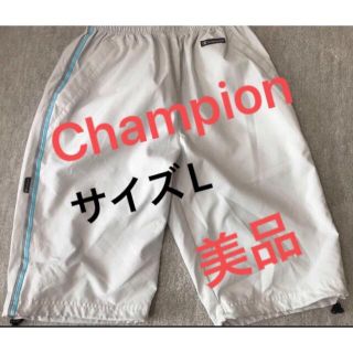 チャンピオン(Champion)のチャンピオンパンツ ハーフパンツオシャレ 水色 サイズL【未使用品】(その他)