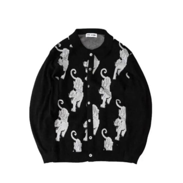 カラーブラックttt_msw Panther knit cardigan Lサイズ