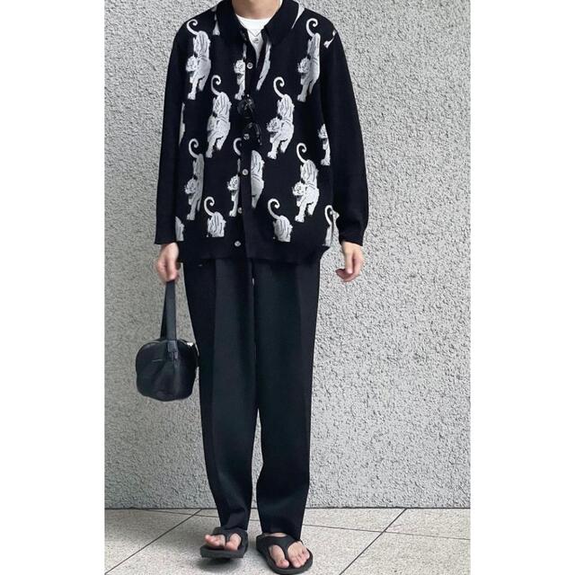 TTT_MSW panther knit cardigan