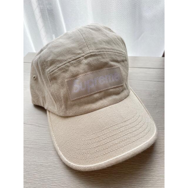 メンズSupreme box logo denim Cap Natural 値下げ検討