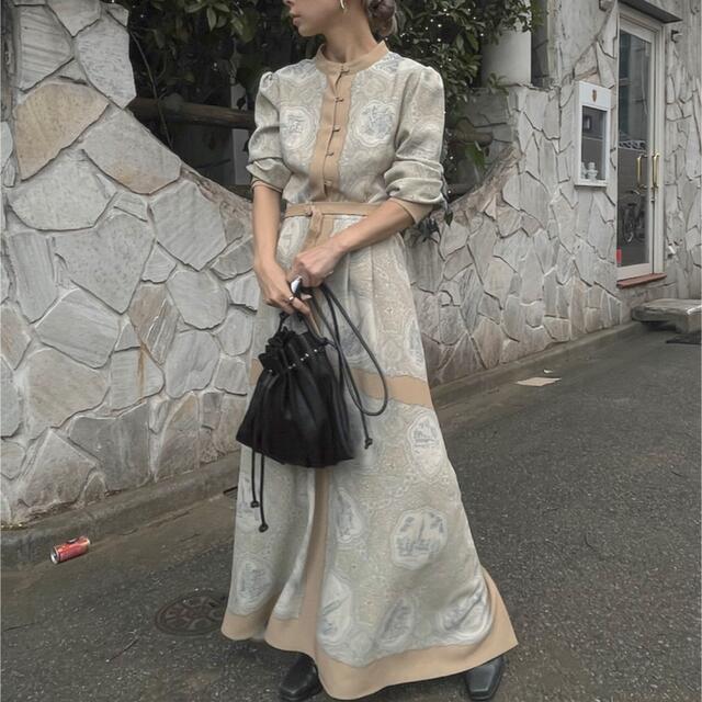 Ameri VINTAGE - Ameri VINTAGE♡LANDSCAPE SCARF DRESSの通販 by K