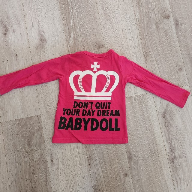 BABYDOLL(ベビードール)のBABYDOLL 　ロンT　100cm キッズ/ベビー/マタニティのキッズ服女の子用(90cm~)(Tシャツ/カットソー)の商品写真