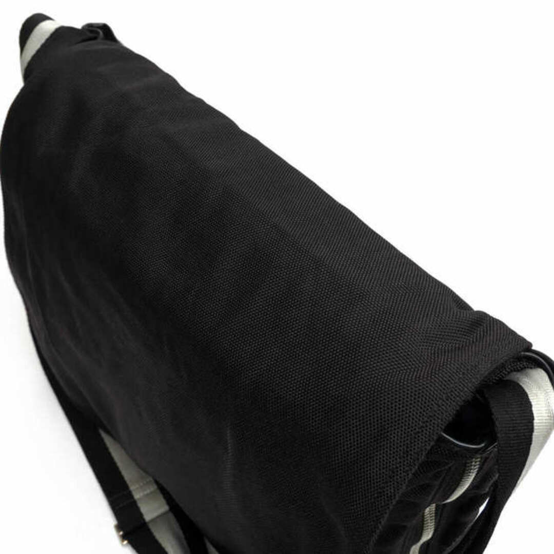バリー／BALLY バッグ ショルダーバッグ 鞄 メンズ 男性 男性用ナイロン レザー 革 本革 ブラック 黒  PELNATI バリーストライプ メッセンジャーバッグ 3