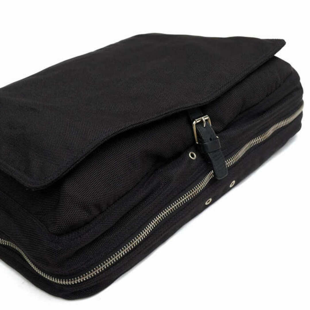 バリー／BALLY バッグ ショルダーバッグ 鞄 メンズ 男性 男性用ナイロン レザー 革 本革 ブラック 黒  PELNATI バリーストライプ メッセンジャーバッグ 4