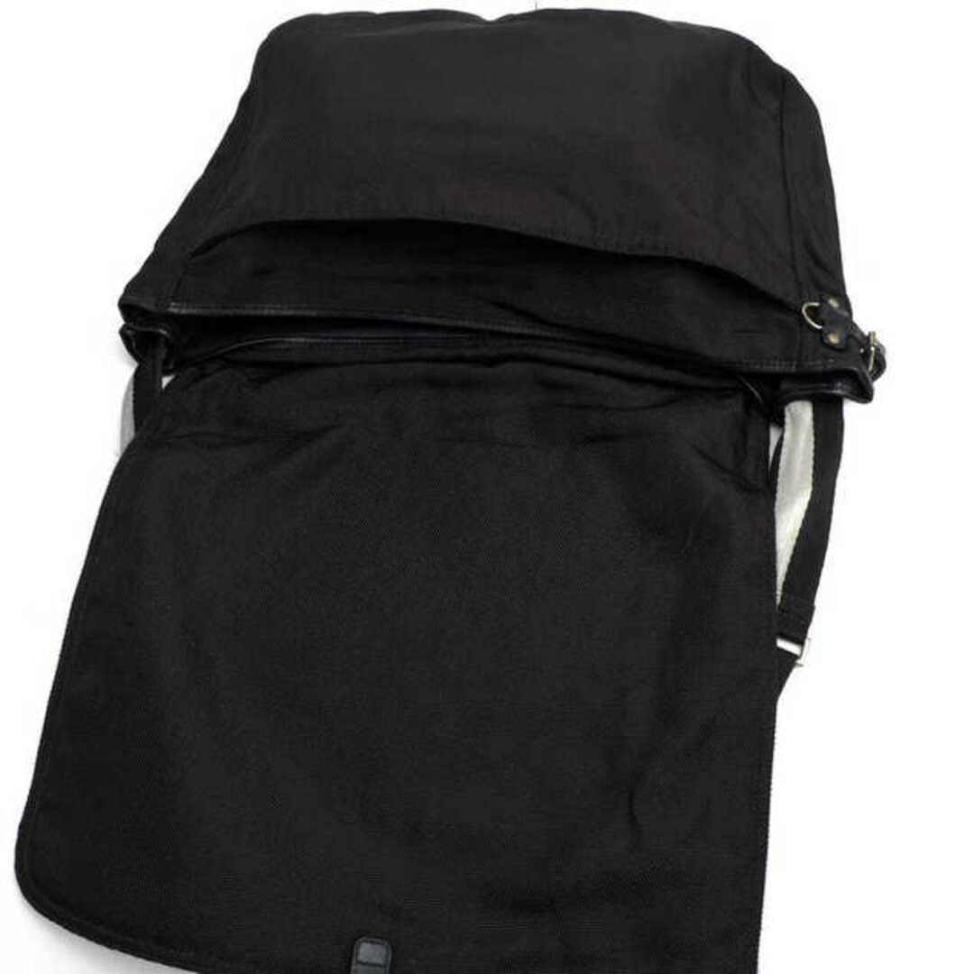 バリー／BALLY バッグ ショルダーバッグ 鞄 メンズ 男性 男性用ナイロン レザー 革 本革 ブラック 黒  PELNATI バリーストライプ メッセンジャーバッグ 6