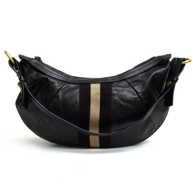バリー/BALLY バッグ ショルダーバッグ 鞄 メンズ 男性 男性用レザー 革 本革 ブラック 黒 TWISP 三日月型 ボディバッグ | フリマアプリ ラクマ