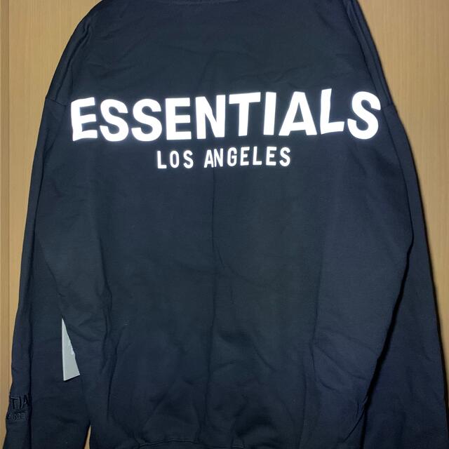 LA限定Fear of God Essentials リフレクターロゴ　パーカー 4