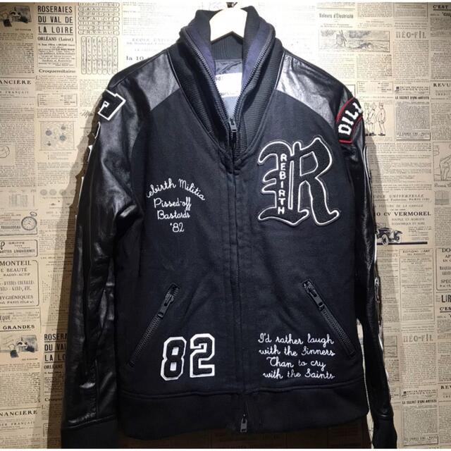 REBIRTH リバース ライダースジャケット スタジャン size L 2022年春の