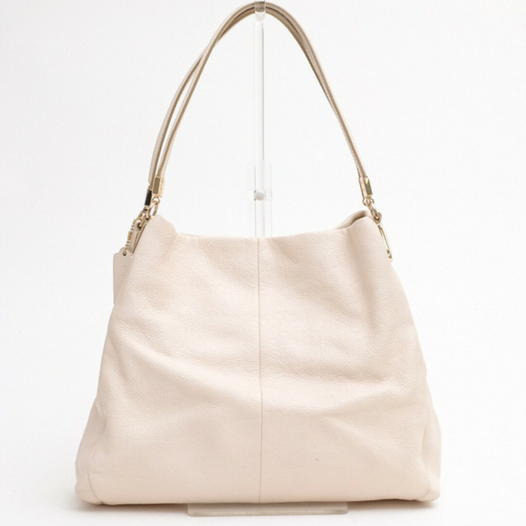 コーチ/COACH バッグ トートバッグ 鞄 ハンドバッグ レディース 女性 女性用レザー 革 本革 ホワイト 白 F34495 MADISON マディソン ペブルド レザー フィービー シボ革 シュリンクレザー 肩掛け ワンショルダーバッグ 美品! COACH(コーチ) マンハッタン パイソン柄バックパック ホワイト