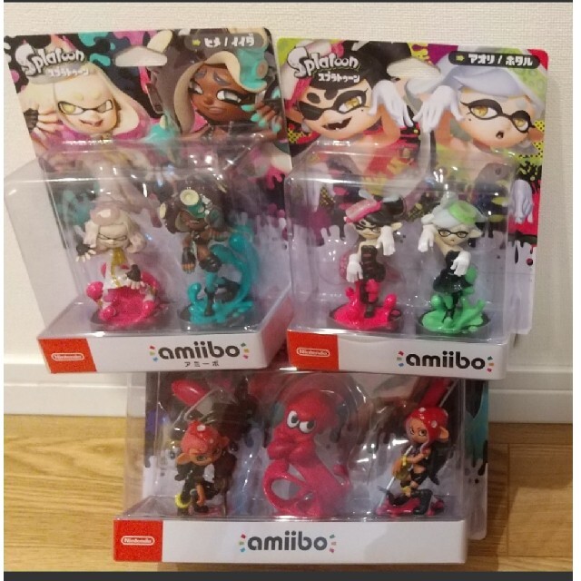 アミーボ amiibo スプラトゥーンシリーズ 7体セット 希少 黒入荷 ...