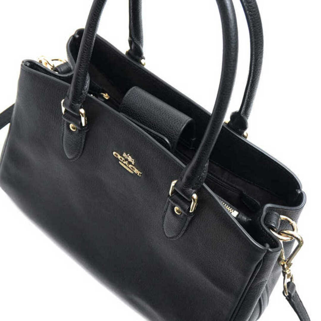 美品✨COACH ハンドバッグ　ショルダーバッグ　2way オールレザー　黒