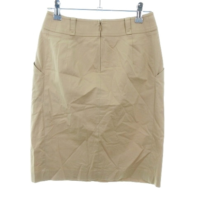 Ballsey(ボールジィ)のボールジー トゥモローランド スカート タイト ひざ丈 タック 34 ベージュ レディースのスカート(ひざ丈スカート)の商品写真