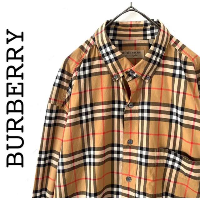 近年モデル】Burberry バーバリー ビッグサイズ ノバチェック シャツ