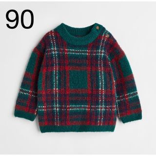 エイチアンドエム(H&M)の新品未開封品　H&M  クリスマス　セーター　90(ニット)