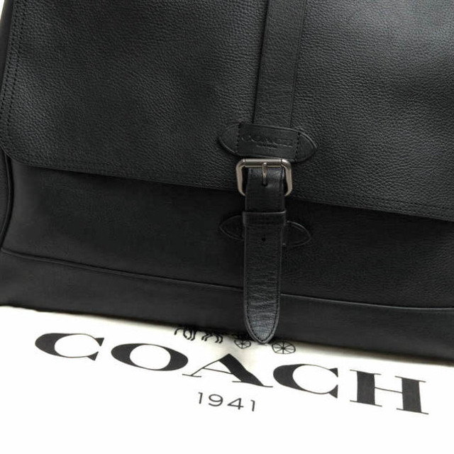 コーチ／COACH バッグ ブリーフケース ビジネスバッグ 鞄 ビジネス メンズ 男性 男性用レザー 革 本革 ブラック 黒  23204 HUDSON ハドソン メッセンジャー メッセンジャーバッグ 2WAY ショルダーバッグ シボ革 シュリンクレザー