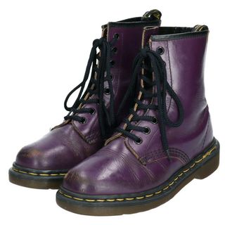 ドクターマーチン(Dr.Martens)の古着 ドクターマーチン Dr.Martens 8ホールブーツ 英国製 UK3 レディース21.5cm /saa009025(ブーツ)