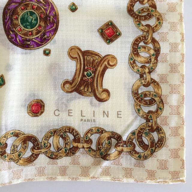 celine(セリーヌ)のセリーヌのハンカチーフ レディースのファッション小物(ハンカチ)の商品写真