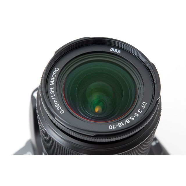 ■美品■ソニー SONY α380 18-70mm レンズセット 9