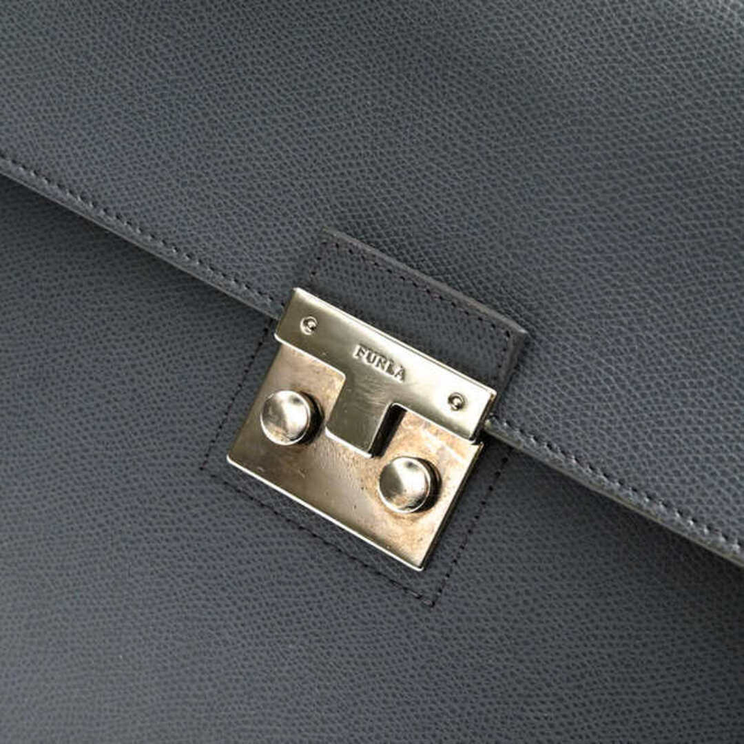 フルラ／FURLA バッグ ブリーフケース ビジネスバッグ 鞄 ビジネス メンズ 男性 男性用レザー 革 本革 グレー 灰色  901435 ATLANTE アトランテ フラップ式
