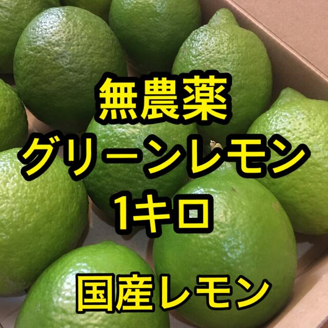 無農薬　レモン　1キロ　　国産レモン　 食品/飲料/酒の食品(フルーツ)の商品写真