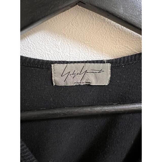 Yohji Yamamoto(ヨウジヤマモト)のヨウジヤマモト　vネックT メンズのトップス(Tシャツ/カットソー(半袖/袖なし))の商品写真