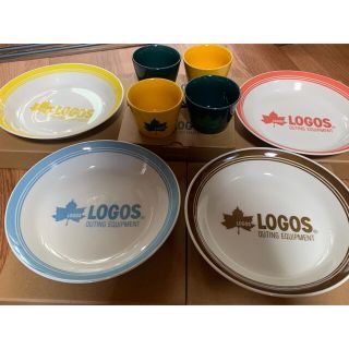 ロゴス(LOGOS)のお皿＆コップセット(食器)