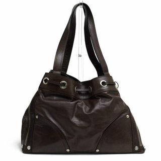 マルベリー(Mulberry)のマルベリー／MULBERRY バッグ トートバッグ 鞄 ハンドバッグ レディース 女性 女性用レザー 革 本革 ダークブラウン 茶 ブラウン  巾着型 肩掛け ワンショルダーバッグ(トートバッグ)