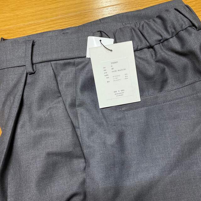 machatt マチャット チンツストレートパンツ グレー 新品 machatt マチャット チンツストレートパンツ グレー 新品