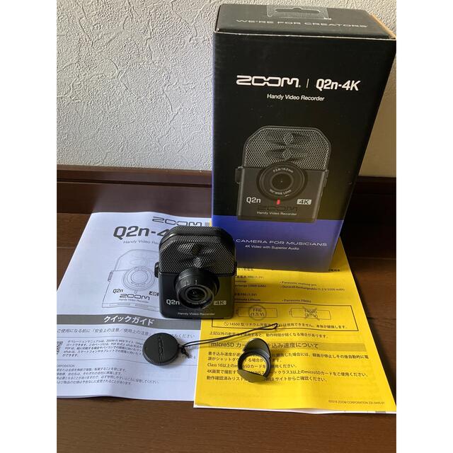 Zoom(ズーム)のZOOM 4K Q2N-4K とおまけ スマホ/家電/カメラのカメラ(ビデオカメラ)の商品写真