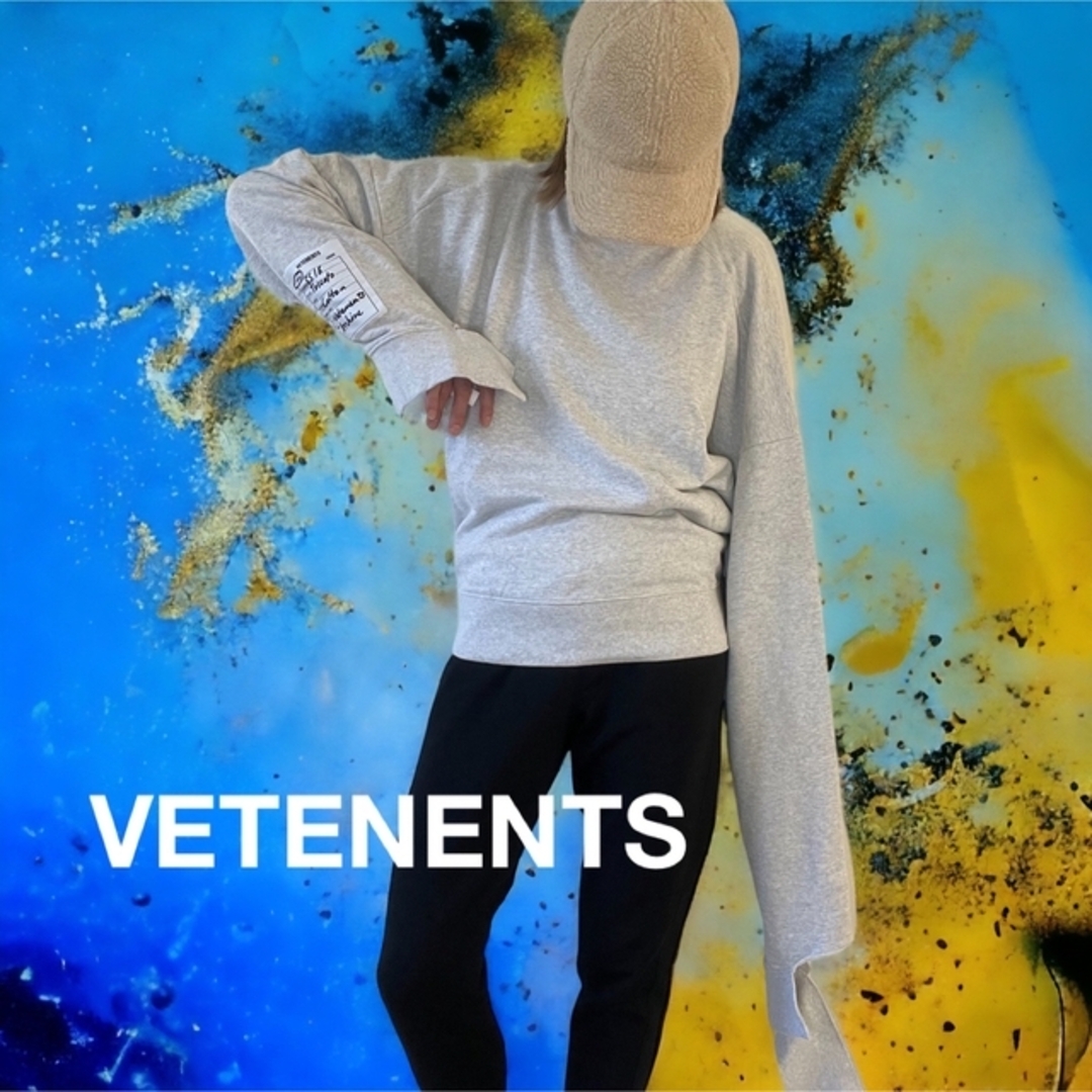 新品未使用！☆VETEMENTS ヴェトモン★18SS  アシンメトリーパーカー