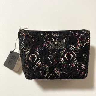 アナスイ(ANNA SUI)のアナスイ ANNA SUI コスメポーチ レース 新品 黒 ブラック (ポーチ)