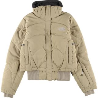 ノースフェイス(THE NORTH FACE) ベージュ ダウンジャケット 割引販促 ノースフェイス ダウンジャケット レディース ブルー 古着 Sサイズ ダウンジャケット