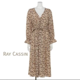 レイカズン(RayCassin)の値下げ中!!【Ray Cassin】花柄カシュクールワンピース(ロングワンピース/マキシワンピース)