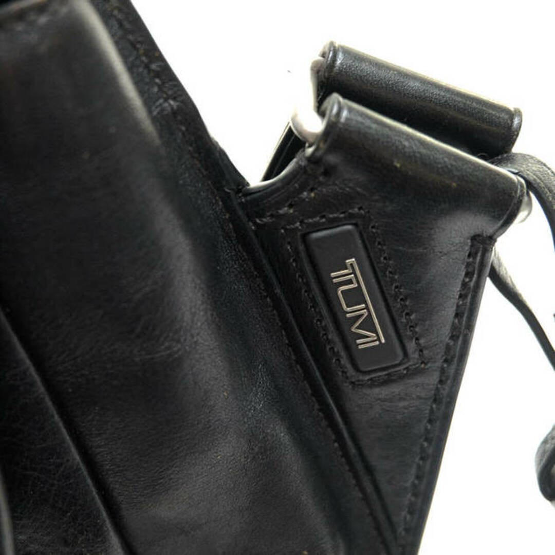 トゥミ／TUMI バッグ ショルダーバッグ 鞄 メンズ 男性 男性用レザー 革 本革 ブラック 黒  68153D Laredo コロラド デラックス・メッセンジャー メッセンジャーバッグ シボ革 シュリンクレザー 5