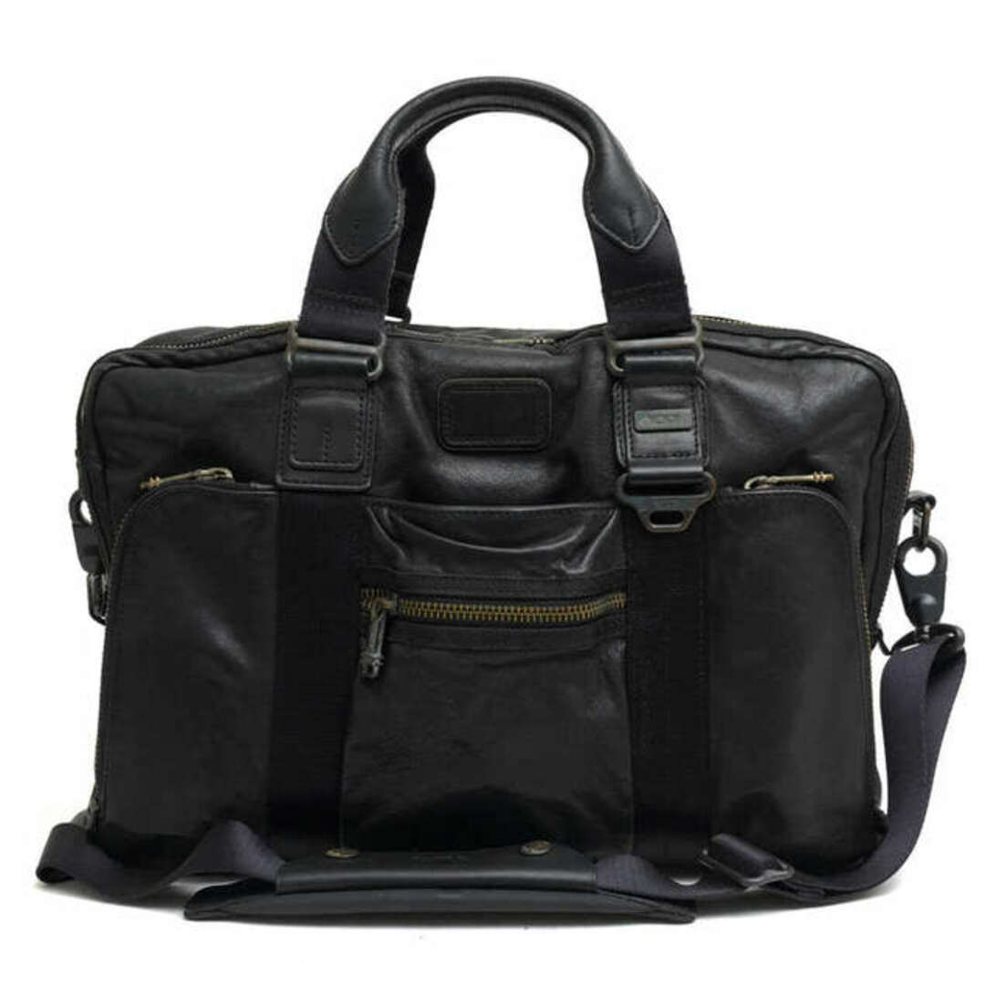 ★新品！TUMI【ハリソン ストラットン クロスボディ 63013DP】黒◇本革