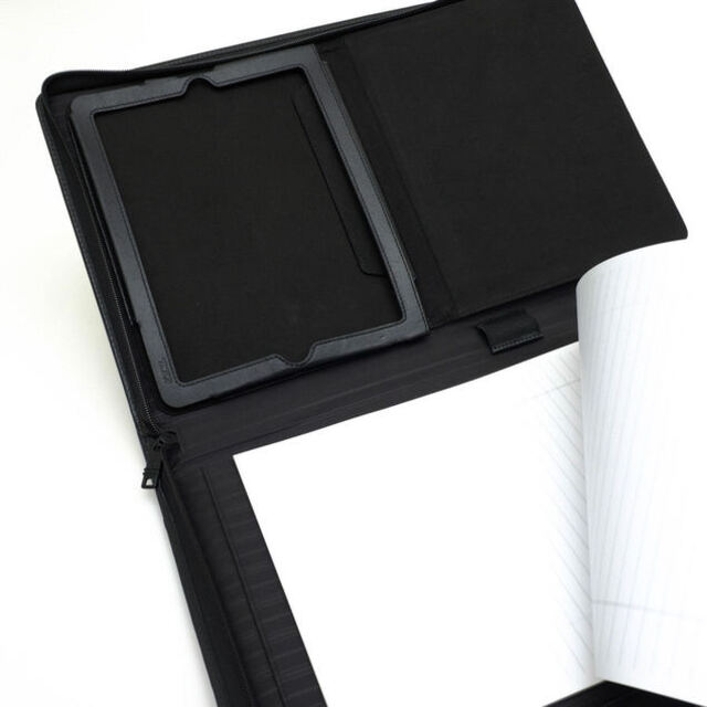 トゥミ／TUMI バッグ ブリーフケース ビジネスバッグ 鞄 ビジネス メンズ 男性 男性用ナイロン レザー 革 本革 ブラック 黒  48271D5 Notepad Portfolio for iPad ノートパッドホルダー 8