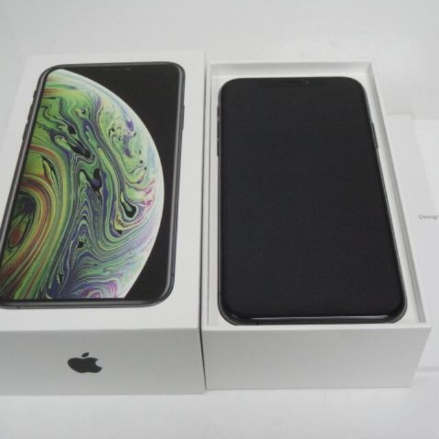 ジャンク iPhone XS 256GB 極美品 電池95% グレイ