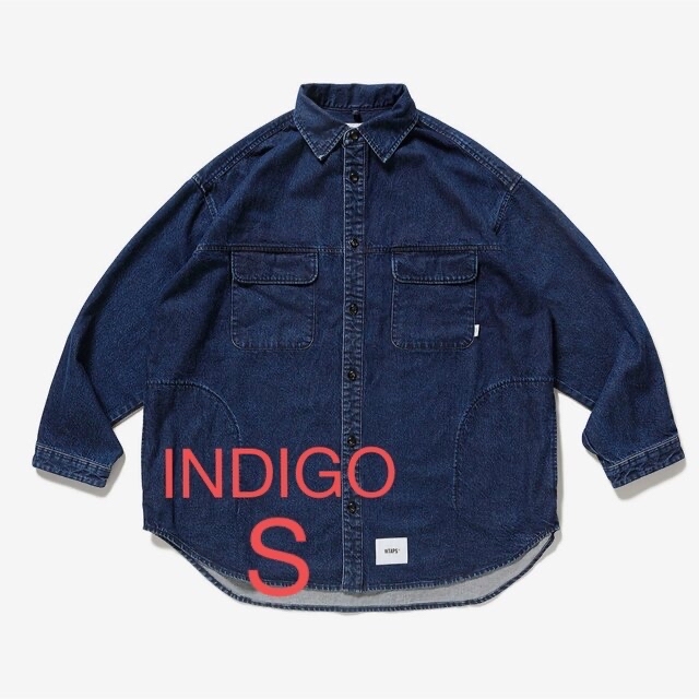 WTAPS WCPO 01 / LS /COTTON. DENIM Indigo-