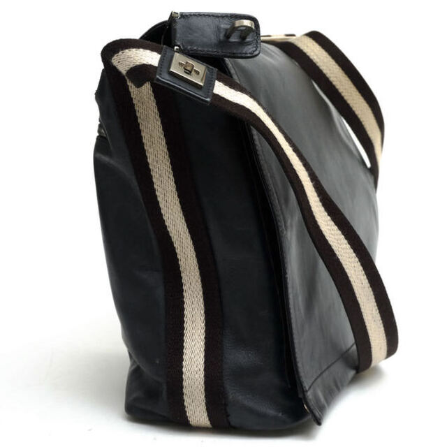 バリー／BALLY バッグ ショルダーバッグ 鞄 メンズ 男性 男性用レザー 革 本革 ブラック 黒 フラップ式 メッセンジャーバッグ