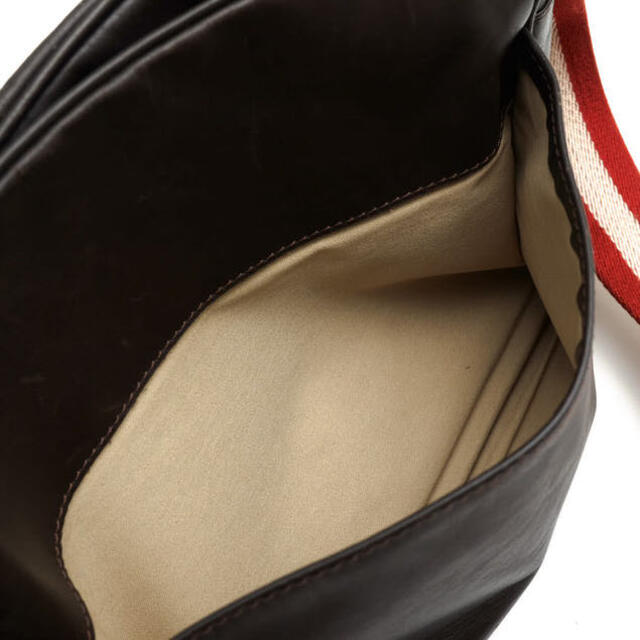 バリー/BALLY バッグ ショルダーバッグ 鞄 メンズ 男性 男性用レザー 革 本革 ダークブラウン 茶 ブラウン Teodosia
