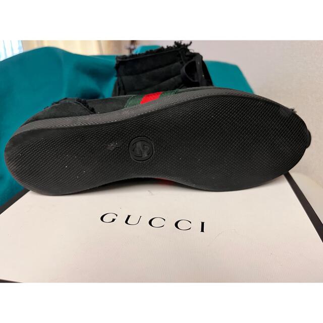 Gucci(グッチ)のGUCCI グッチボアハイカットブーツ　箱付 メンズの靴/シューズ(ブーツ)の商品写真