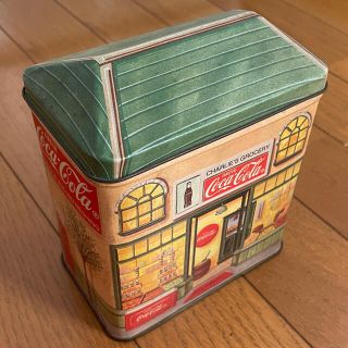 コカコーラ(コカ・コーラ)のコカコーラ　小物入れ　ブリキ(小物入れ)