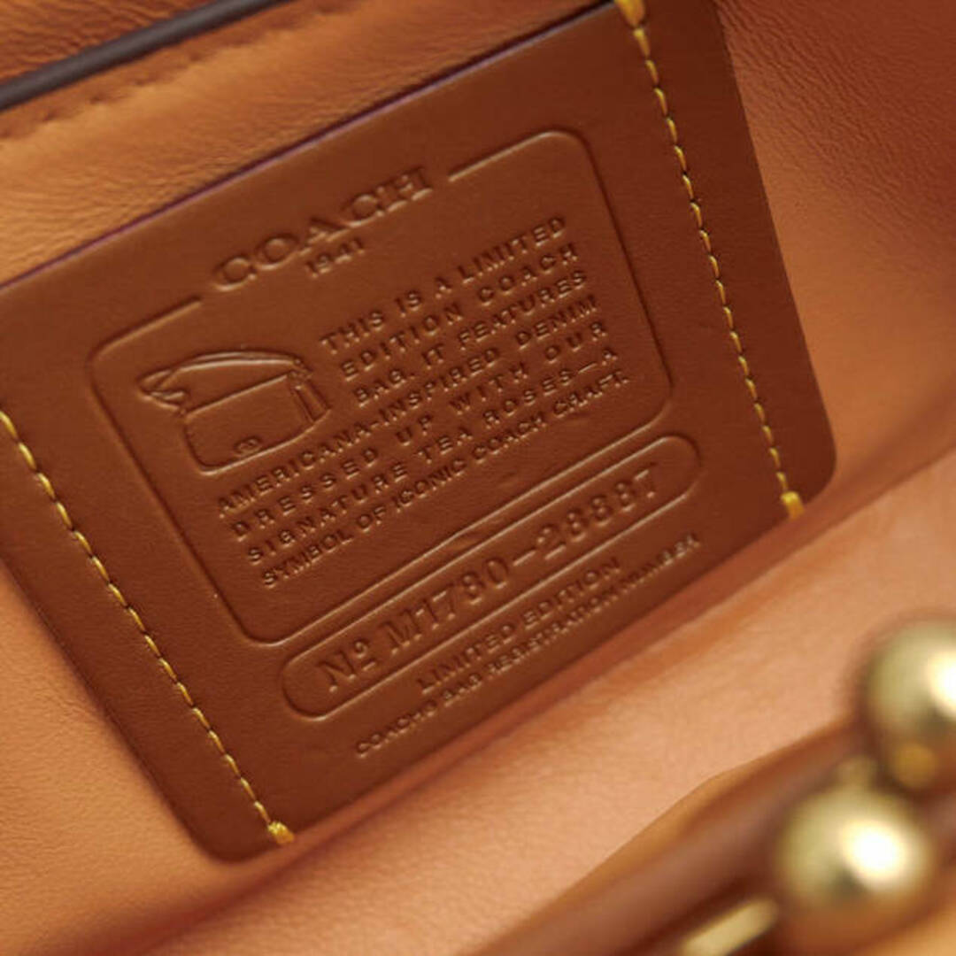 7317 COACH ティーローズ カットワーク トートバッグ