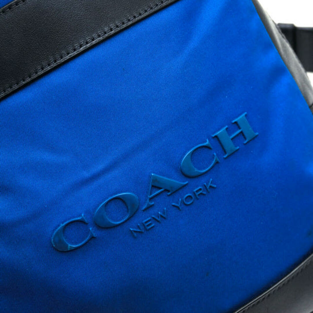 COACH(コーチ)のコーチ／COACH バッグ ショルダーバッグ 鞄 メンズ 男性 男性用ナイロン レザー 革 本革 ブルー 青  F59320 CHARLES PACK IN NYLON チャールズ スリングバッグ ボディバッグ 肩掛け ワンショルダーバッグ メンズのバッグ(ボディーバッグ)の商品写真