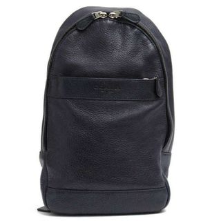 コーチ(COACH)のコーチ／COACH バッグ ショルダーバッグ 鞄 メンズ 男性 男性用レザー 革 本革 ネイビー 紺  F71751 CAMPUS PACK IN SMOOTH LEATHER スリングバッグ ボディバッグ シボ革 シュリンクレザー(ボディーバッグ)