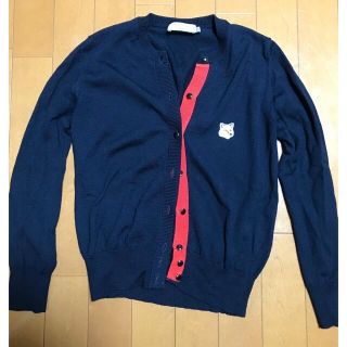 メゾンキツネ(MAISON KITSUNE')の【MAISON KITSUNE】カーディガン　激レア美品　(カーディガン)