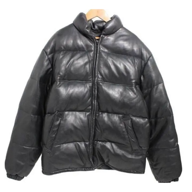 schott(ショット)のSchott ショット レザー ダウン ジャケット　ヴィンテージ メンズのジャケット/アウター(ダウンジャケット)の商品写真