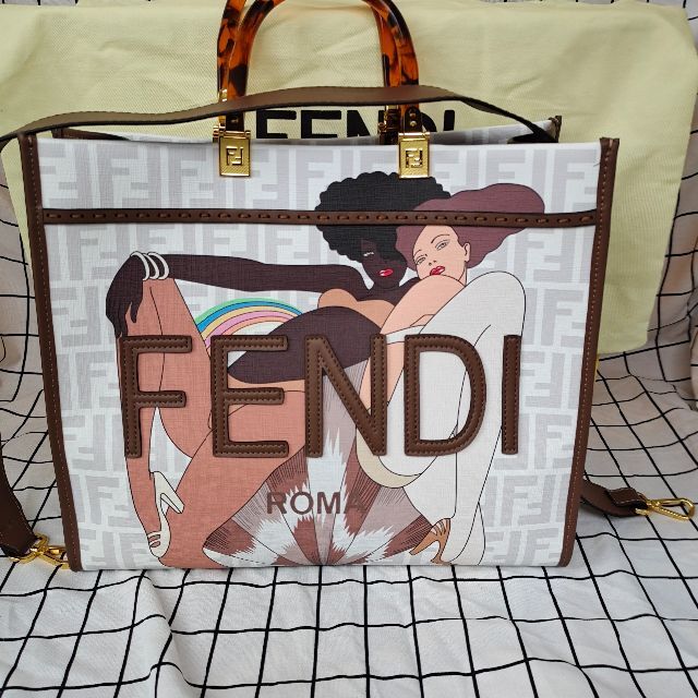 ⭐️極美品 現行 FENDI ズッキーノ トートバッグ ブラック 肩掛け可+