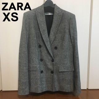 ザラ(ZARA)のZARA ザラ ジャケット XS チェック 格子柄(テーラードジャケット)