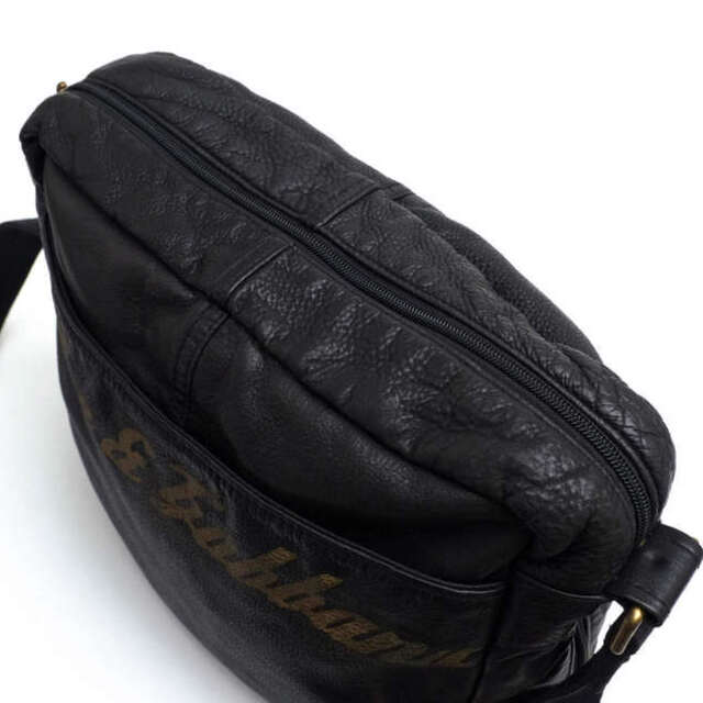 ドルガバ／DOLCE＆GABBANA バッグ ショルダーバッグ 鞄 メンズ 男性 男性用レザー 革 本革 ブラック 黒  シボ革 シュリンクレザー 3
